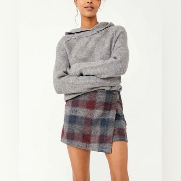 Free People Dresses & Skirts - Free People Emmy Mini Menswear Skort Size 8
